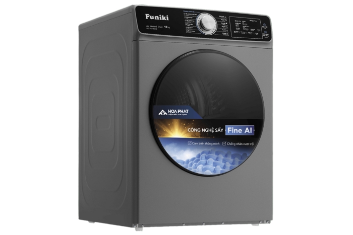 Máy sấy thông hơi Funiki 10 kg HD V6100AG